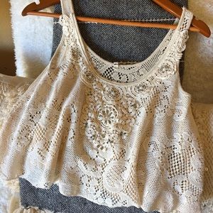 Willow & Clay Crochet Crop Top